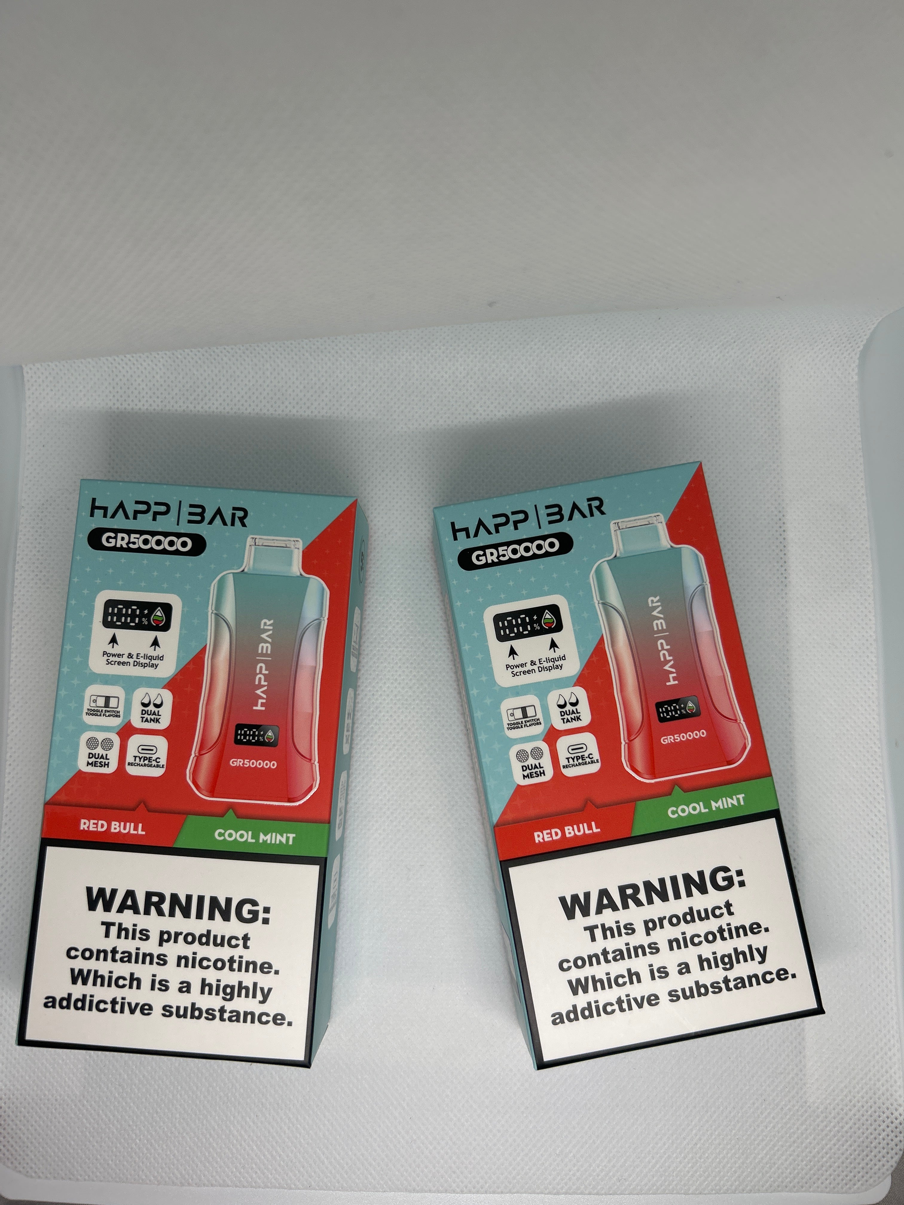 Red Bull & Cool Mint | Happ Bar 50K | 3 in 1 | 5%