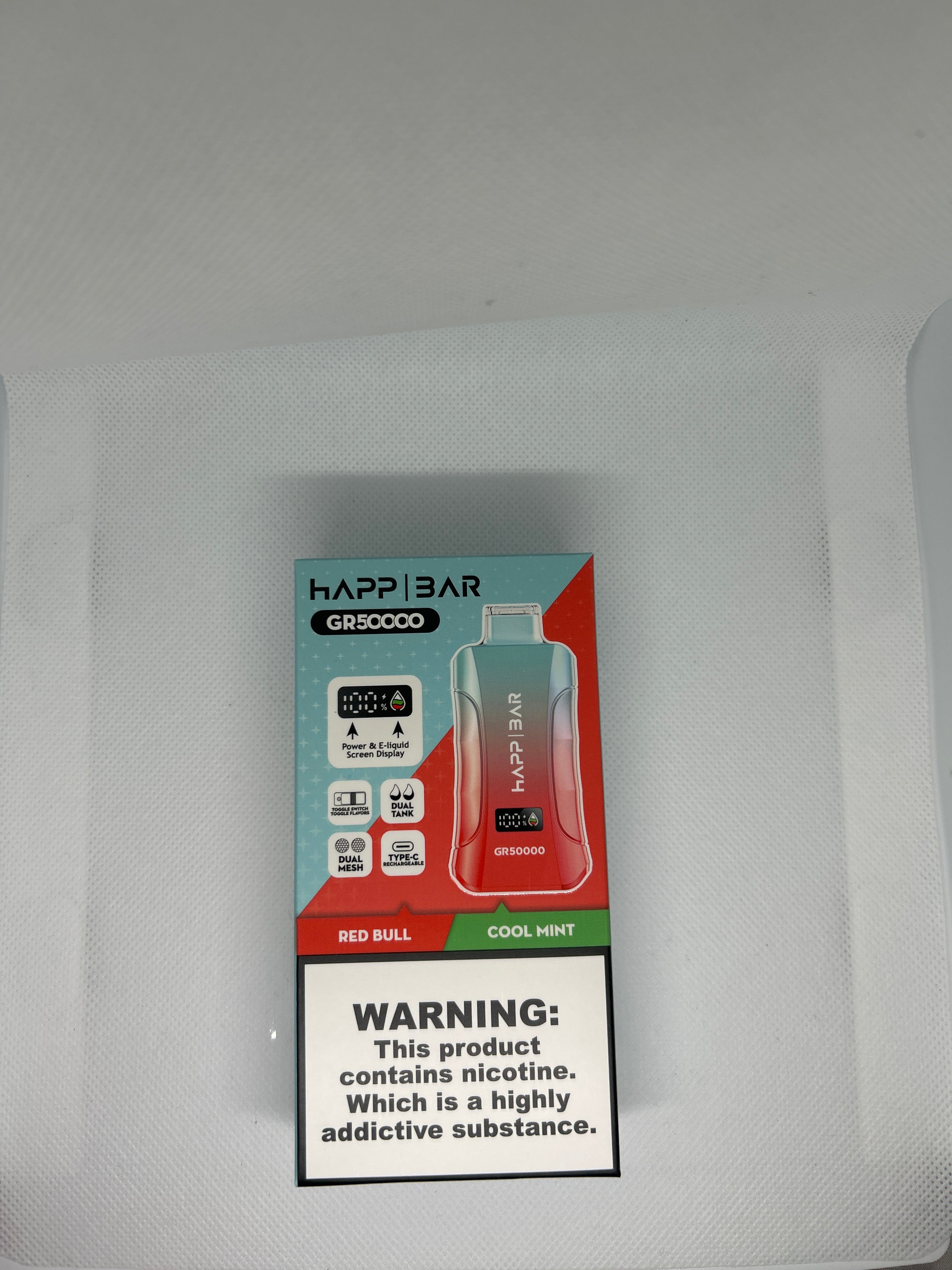 Red Bull & Cool Mint | Happ Bar 50K | 3 in 1 | 5%