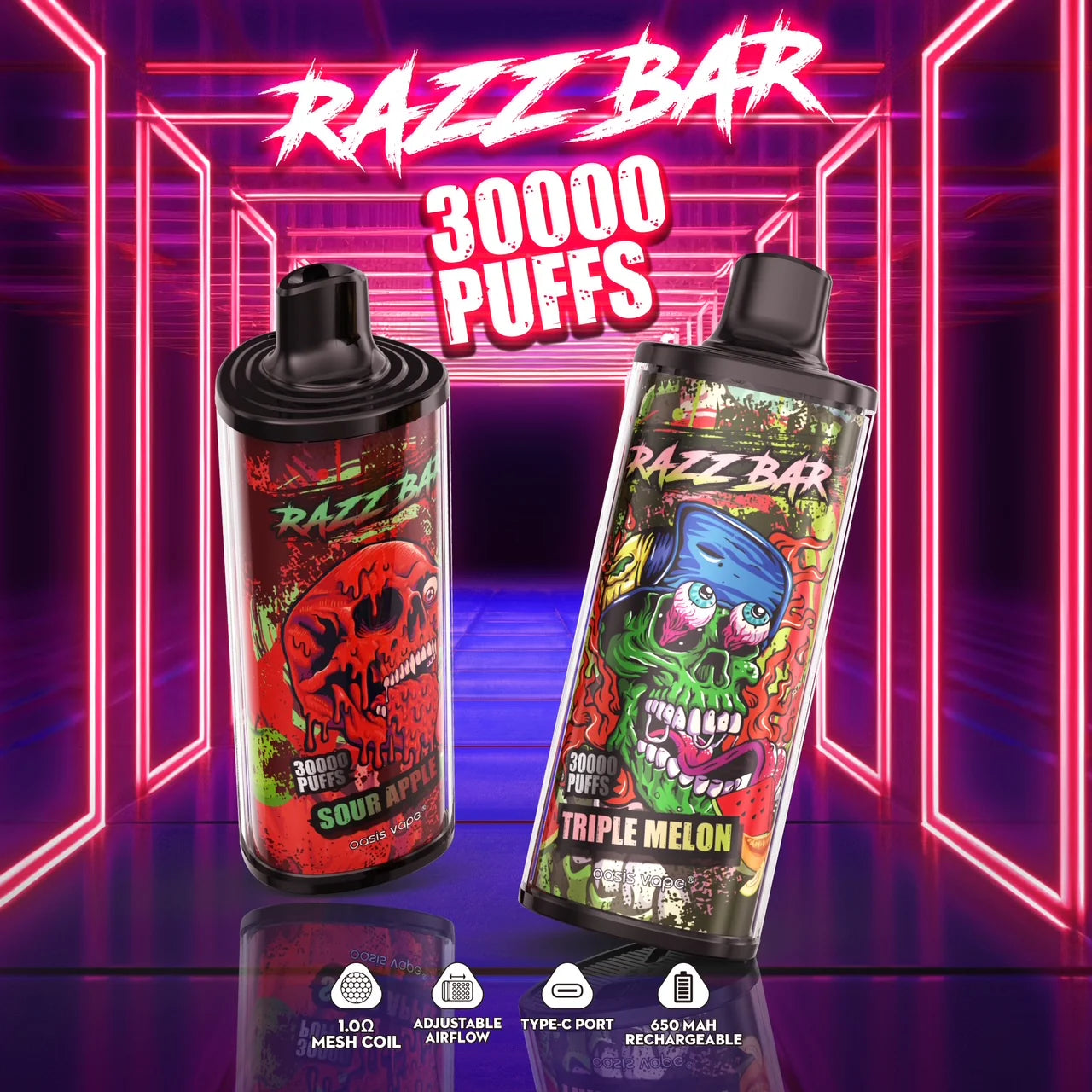 RAZZ BAR 30k - Mix Berries - Sigaretta elettronica usa e getta