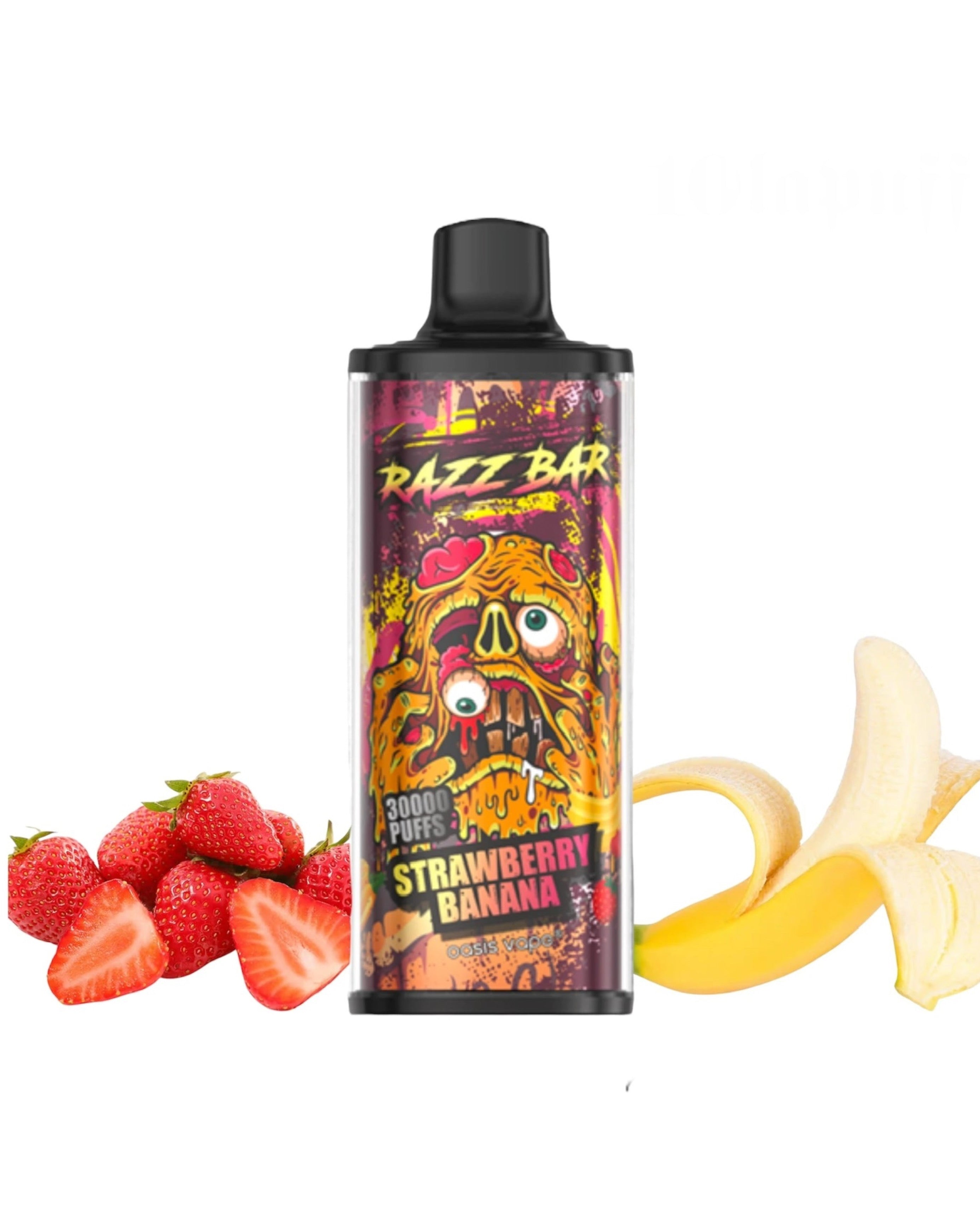 RAZZ BAR 30k - Strawberry Banana - Sigaretta elettronica usa e getta